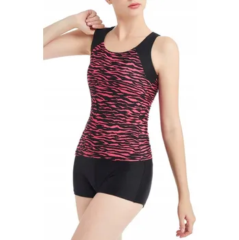 Dámské plavky Dvoudílné plavky Tankini "XS" B09TRDJVCL Vlna Růží