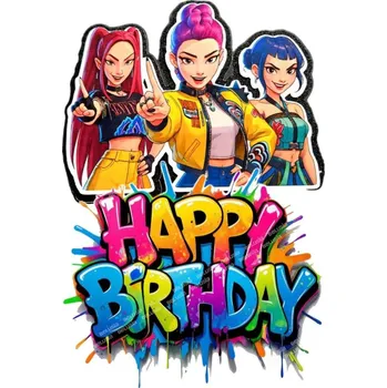 Obraz ZÁPICH DO DORTU HUNTRIX KPOP DEMON HUNTERS SADA POSTAVIČEK TOPPERY 1 Ks #16