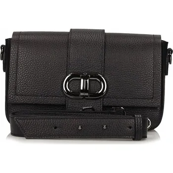 Kabelka Toscanio kabelka přes rameno přírodní kůže lícová černá