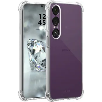 Pouzdro na mobilní telefon POUZDRO PRO SONY XPERIA 1 VII ZESÍLENÉ PANCÉŘOVÉ PRŮHLEDNÉ
