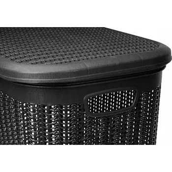 Odpadkový koš Plastový Odpadkový koš swe 50l černý