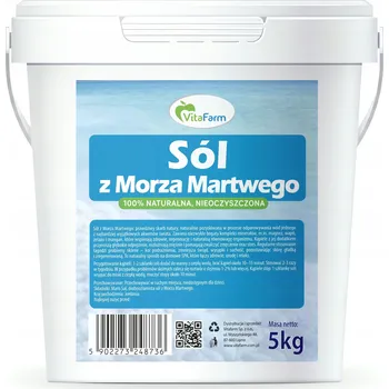 Koupelová sůl Vitafarm sůl z Mrtvého moře 5 kg