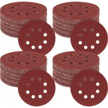 Brusný papír BRUSNÝ PAPÍR NA SUCHÝ ZIP PRO OSCILAČNÍ BRUSKU S OTVORY 125MM 200ks