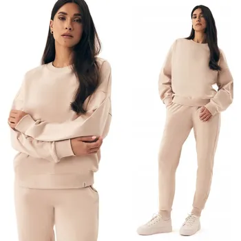 Podprsenka HENDERSON dámská sportovní souprava na doma TEPLÁKOVKA BELT 43020 bavlna PIASEK # L