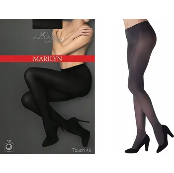 Dámské punčochy Punčocháče hladké Marilyn Touch 40den šedé GRIGIO velikost 5XL