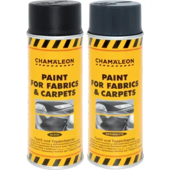 Barva ve spreji Chamäleon Barva na látky a koberce 400 ml Černá