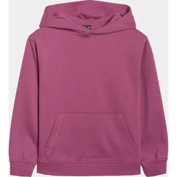 Chlapecká mikina 4F mikina pro dívky 4FJWAW25TSWSF1953 (146) (146, fialová)