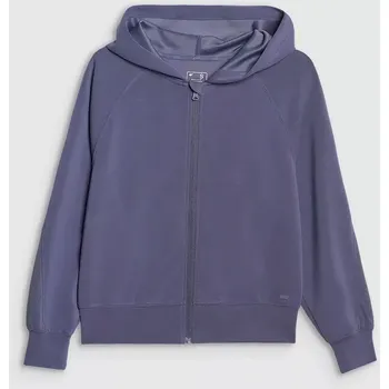 Dámské oblečení 4F dámská mikina na zip s kapucí 4FWAW25TSWSF1835 modrá (XL) (XL, modrá)