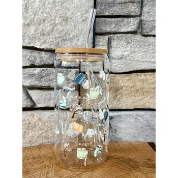 Sklenice VÁNOČNÍ Set skleničky Winter time