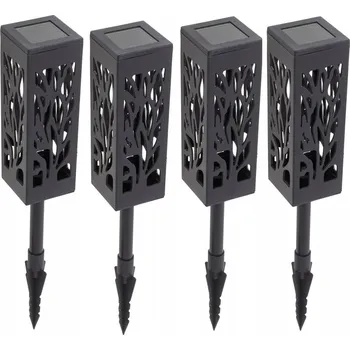 Stojací lampa Solární lampy lucerny stojací dekorativní 4 kusy kvalitní provedení