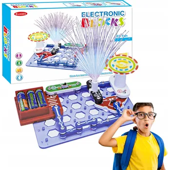 Dětská vědecká sada MALÝ ELEKTRONICKÝ VZDĚLÁVACÍ SET EXPERIMENTÁLNÍ ELEKTRIKÁŘ VĚDA A ZÁBAVA