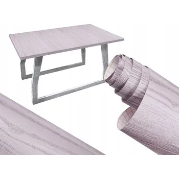 Tapeta Samolepicí Fólie tapeta v rolích, dýhovaná, stříbrošedý dub 1,22x50m