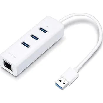 Počítačové příslušenství TP-Link UE330 síťový adaptér, USB3.0, 1x 10/100/1000Mbps + USB hub 3x USB 3.0 porty