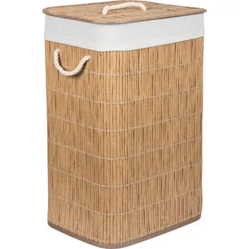 Koš na prádlo Koš na prádlo G21 72 l, ratanový design s bílým košem