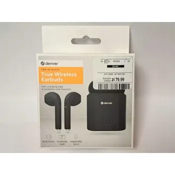 Sluchátka Bezdrátová sluchátka do uší Denver twe-46