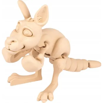 omalovánky Klokan | pohyblivá 3D omalovánka + barvy a štětec