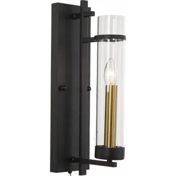 Nástěnné svítidlo Industriální černé nástěnné svítidlo ASPEN WL-31186-1A-BL Italux