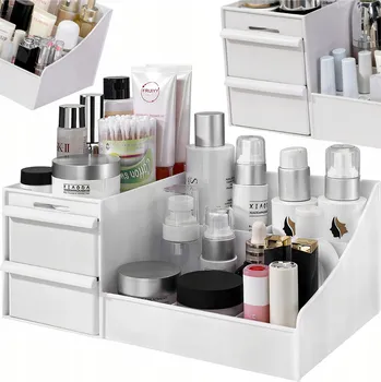 Úložný box VELKÁ ŠPERKOVNICE NA KOSMETIKU PARFÉM VELKÝ KUFR ORGANIZÉR KRABIČKA BOX XXL