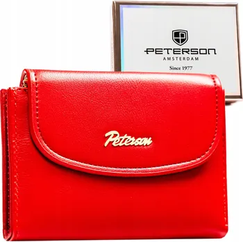 Peněženka Peterson peněženka eko kůže červená - dámská