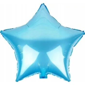 Balónek Fóliový balónek hvězda 45 cm modrá