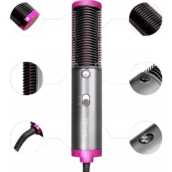 Žehlička na vlasy Kartáč na masáž, modelování, narovnávání, rozčesávání, sušení a tupírování vlasů Rozz