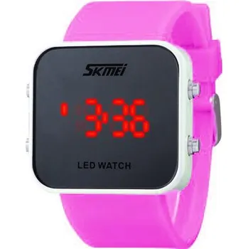 Hodinky Dámské elektronické hodinky SKMEI s LED displejem a datem