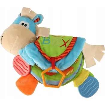 Senzorická knížka, chrastítko, kousátko – oslík, vysoká kvalita provedení