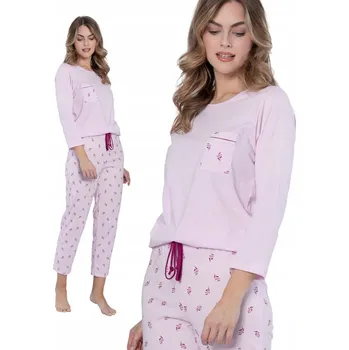 Dámské pyžamo Leveza SABINA - dámské pyžamo - jemnost, styl a pohodlí L