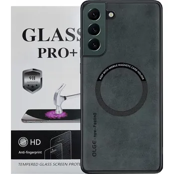 Pouzdro na mobilní telefon Zadní Kryt Audioimp pro Samsung, Galaxy S22 5G zelený