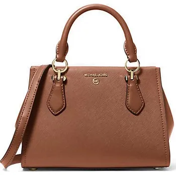 Kabelka Kožená kabelka Michael Kors Marilyn small hnědá + doprava zdarma