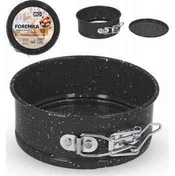 Forma na pečení Forma Na Dort na pečení z uhlíkové ocel s nepřilnavým povrchem, 12 cm, černý