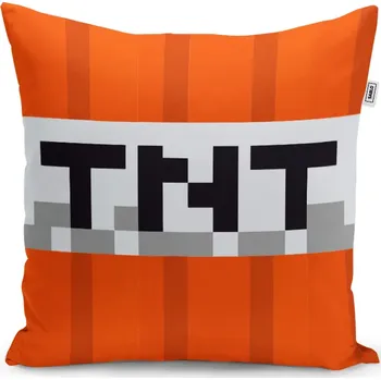 Dekorativní polštářek Sablio dětský polštářek Minecraft 3 Varianta: 50x50cm