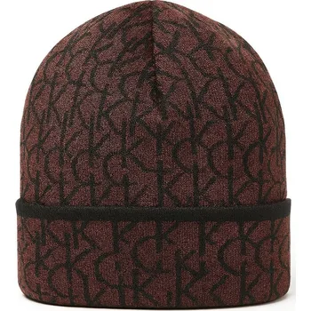 Čepice Calvin Klein Zimní Čepice Oboustranná Unisex pletená barva Jacquard Dark