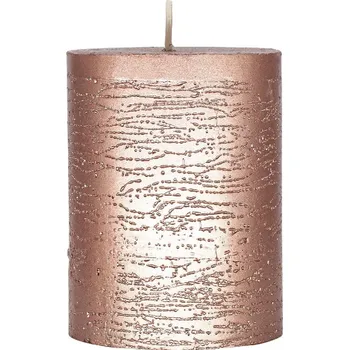 ARÔME Rustikální svíčka 7x15cm Metalická barva Hnědá (Copper)