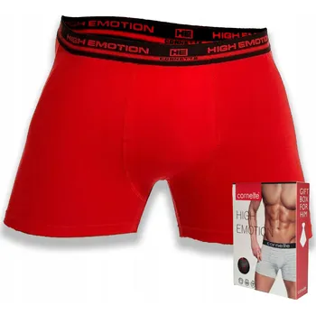 Boxerky Spodní Prádlo Boxerky Cornette , červené, velikost S