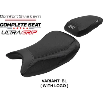 Sedlo na kolo TPZ Italia Kompletní sedlo BMW S 1000 RR 19-25 Varel Ultragrip Comfort potah sedla: s logem BL (black)