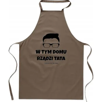 Kuchyňská zástěra Kuchyňská zástěra: V téhle kuchyni vládne táta, hned po mámě - Vtipný potisk