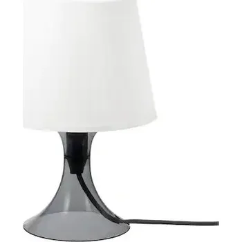 Lampička Stolní lampa IKEA LAMPAN bílá, šedá 40 W