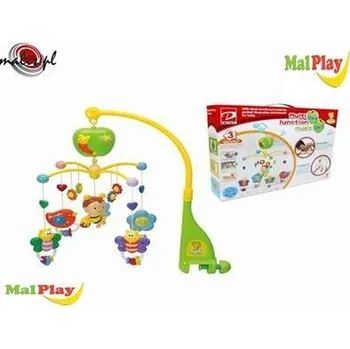 Kolotoč nad postýlku Kolotoč nad postýlku MalPlay, vícebarevný, se zvukem, od 3 měsíců