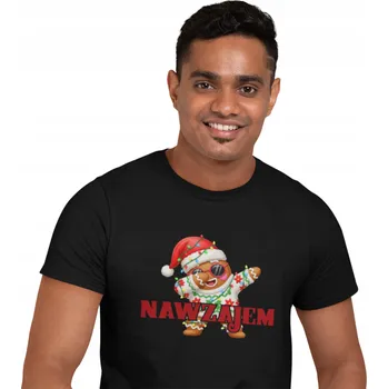 Pánské oblečení Pánské Vánoční Tričko Dárek Pro Páry Mikuláš Pro Fanouška Vánoc S