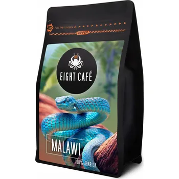 Káva zrnková Eight Cafe 100% středně pražená arabica 1000 g Malawi