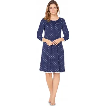 Dámská noční košile E.Femme košile noční dámská Marion 944 rukáv 3/4 za koleno velikost 38