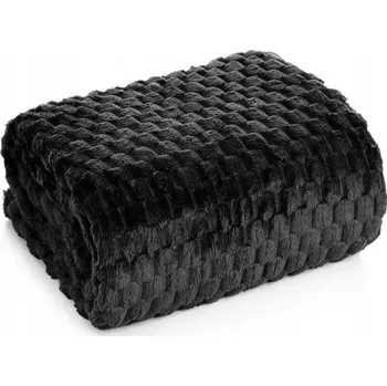 Prostěradlo Deka Eurofirany polyester 150 cm x 200 cm černá