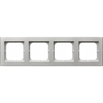 Rámeček čtyřnásobný Ospel stříbrný