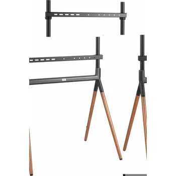 Televizní držák Držák TV stojanu Maclean ořech 49-70 palců 40 kg MC-926