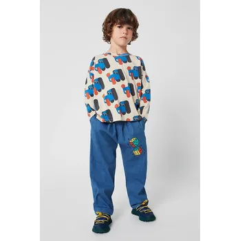 Dívčí džíny Dětské rifle Bobo Choses Roll the dice 225AC075 modrá 55X, vel. 99/110