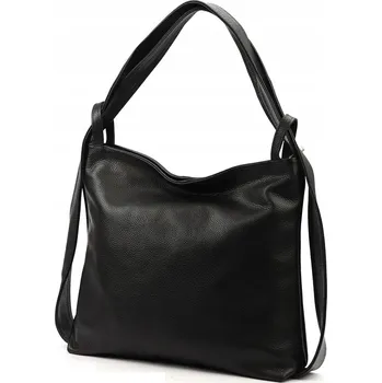 Kabelka Vera Pelle kabelka z pravé kůže černá