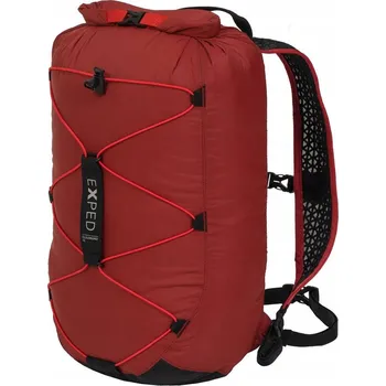 turistický batoh Batoh turistický Exped Cloudburst 15 až 20 l červený