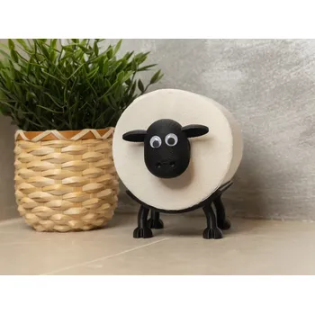 Ovečka stojan na toaletní papír do koupelny, držák, věšák na toaletní papír