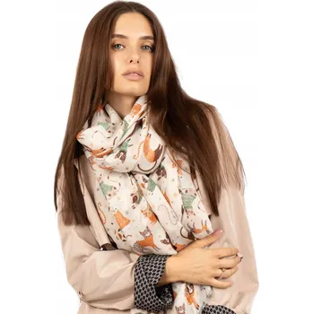 Šála Dámská ŠÁLA ŠÁTEK Alessio NA KRK i NA HLAVU, lehká a vzdušná